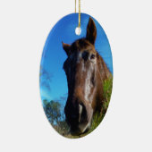 Brauner und cremefarbener Himmel Keramikornament (Rechts)