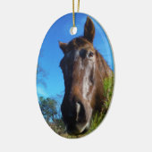 Brauner und cremefarbener Himmel Keramikornament (Links)