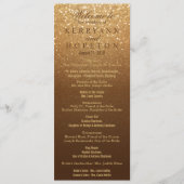 Brauner und Gold-Glitzer Programm (Vorderseite)