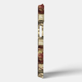 Brauner und goldener Fleck, rechteckige Schnitzere Case-Mate iPhone Hülle (Rückseite / Rechts)