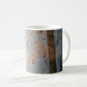 Brauner und grauer Baumstamm Kaffeetasse (VorderseiteRechts)