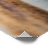 Brauner und grauer Baumstamm Poster (Ecke)