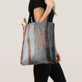 Brauner und grauer Baumstamm Tasche (Von Nahem)