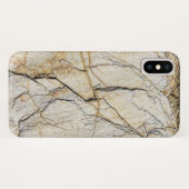 Brauner und schwarz getexturierter Stabstein Case-Mate iPhone Hülle (Rückseite (Horizontal))