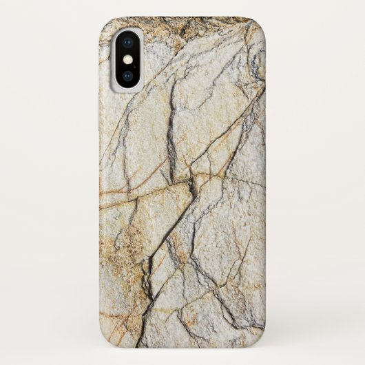Brauner und schwarz getexturierter Stabstein Case-Mate iPhone Hülle (Rückseite)
