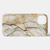 Brauner und schwarz getexturierter Stabstein Case-Mate iPhone Hülle (Rückseite (Horizontal))