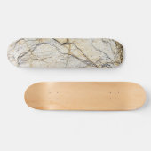 Brauner und schwarz getexturierter Stabstein Skateboard (Horizontal)