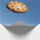 Brauner und schwarzer Ballon Geschenkpapier (Ecke)