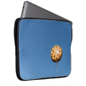 Brauner und schwarzer Ballon Laptopschutzhülle (Vorne Rechts)