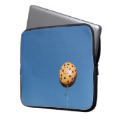 Brauner und schwarzer Ballon Laptopschutzhülle (Vorderseite Links)