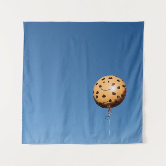 Brauner und schwarzer Ballon Wandteppich (Vorderseite)