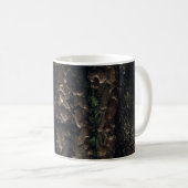 Brauner und schwarzer Baumstamm Kaffeetasse (VorderseiteRechts)