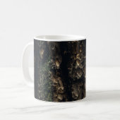 Brauner und schwarzer Baumstamm Kaffeetasse (Vorderseite Links)