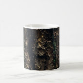 Brauner und schwarzer Baumstamm Kaffeetasse (Mittel)