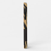 Brauner und schwarzer Tigerprint Case-Mate iPhone Hülle (Hinten/Links)