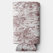 brauner und weißer Hintergrund mit grober Textur Selters Dosenkühler (Rückseite)