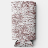 brauner und weißer Hintergrund mit grober Textur Selters Dosenkühler (Vorderseite)