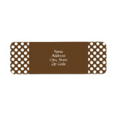 Brauner und weißer Polka-Dot (Vorne)