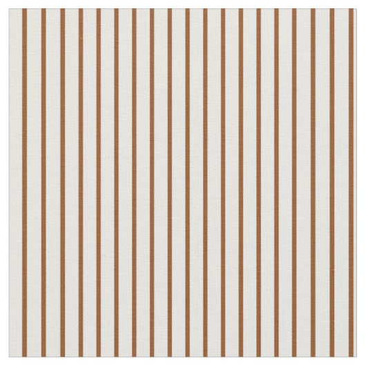 Brauner und weißer Streifen/Linse-Muster Stoff (Nahaufnahme)