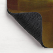 Brauner Unschärfe-Hintergrund Mousepad (Ecke)