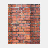 Brauner Wandstein Fleecedecke (Vorderseite)