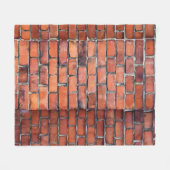 Brauner Wandstein Fleecedecke (Vorderseite (Horizontal))