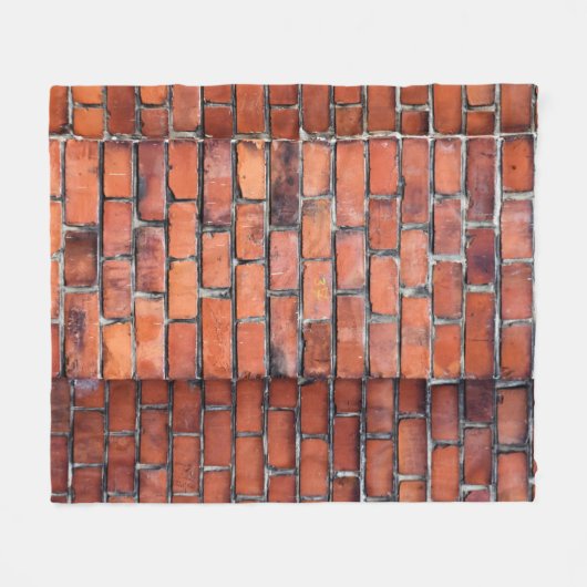 Brauner Wandstein Fleecedecke (Vorderseite (Horizontal))