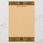 brauner Western Briefpapier (Vorderseite)