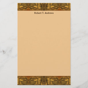 brauner Western Briefpapier