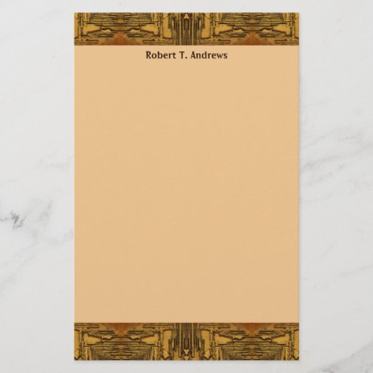 brauner Western Briefpapier (Vorderseite)