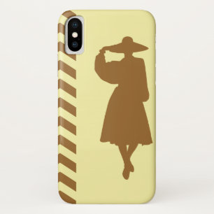 Brauner Zucker Creme Neutral Chevrons Mode Case-Mate iPhone Hülle