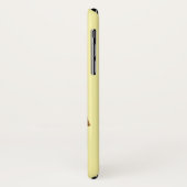 Brauner Zucker Creme Neutral Chevrons Mode Case-Mate iPhone Hülle (Hinten/Links)