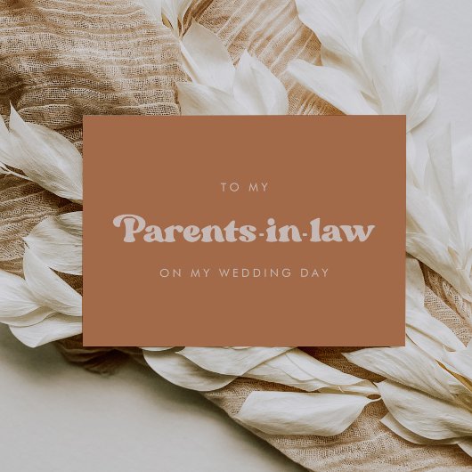 Brauner Zucker Für meine Schwiegereltern Hochzeits