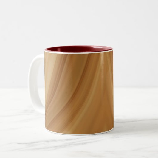 Brauner Zweifarbige Tasse (Vorderseite Links)