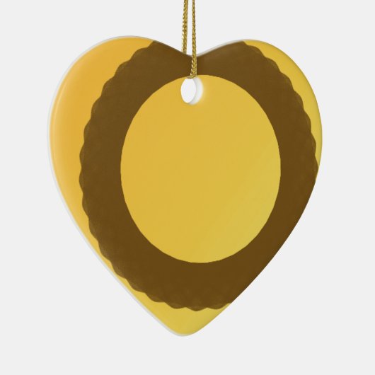 Braunerdkreis abstrakt keramikornament (Rechts)