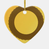 Braunerdkreis abstrakt keramikornament (Vorne)