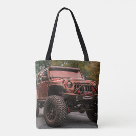 Braunes aufgemotztes Sport Utility Vehicle auf ein Tasche