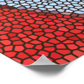 Braunes Augenglas Aussehen Poster (Ecke)