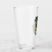 Braunes Bierpint-Glas Glas (Rechts)