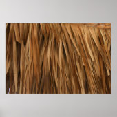 Braunes Dachmuster Poster (Vorne)