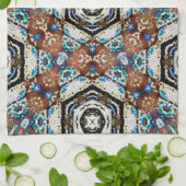 Braunes dickes Fadennetz sieht so aus wie hier Geschirrtuch (Gefaltet)