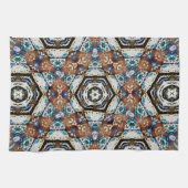 Braunes dickes Fadennetz sieht so aus wie hier Geschirrtuch (Horizontal)