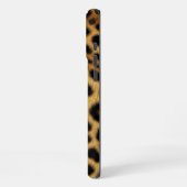 Braunes falsches Tigerfell-Tierdruck-iPhone-Case iPhone Hülle (Linke Seite)
