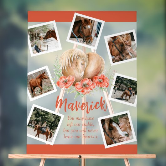 Braunes Foto Acrylschild (Neutral)