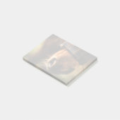 Braunes Foto Post-it Klebezettel (angewinkelt)