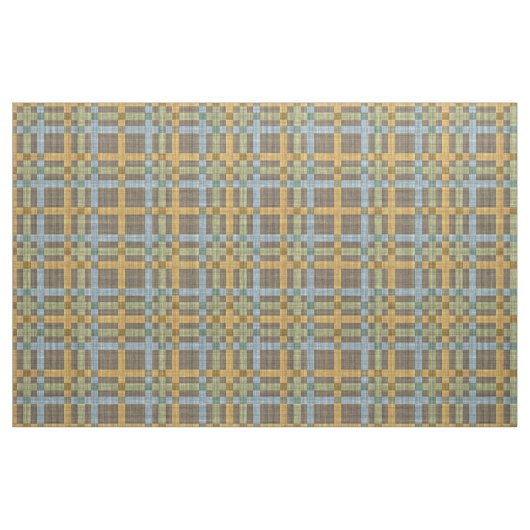 Braunes, gelbes, grünes Teppichmuster Stoff (Fat Quarter (45,7 x 55,9 cm))