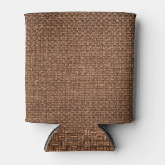 Braunes Gewebe, Textur für den Hintergrund. Dosenkühler