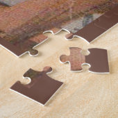 braunes glückliches Pferd Puzzle (Seite)