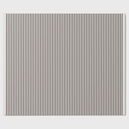 Braunes/hellgraues Streifenpapier Geschenkpapier (Flach)