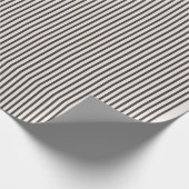 Braunes/hellgraues Streifenpapier Geschenkpapier (Ecke)